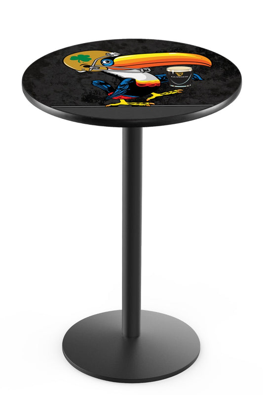 Notre Dame Toucan Pub Table with Round Base