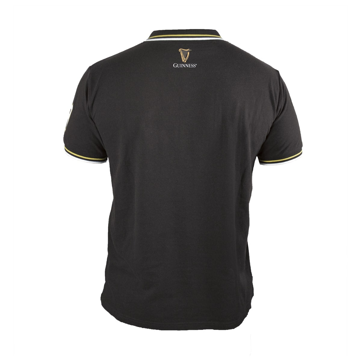 Guinness Black Pique Polo Shirt Guinness Webstore US