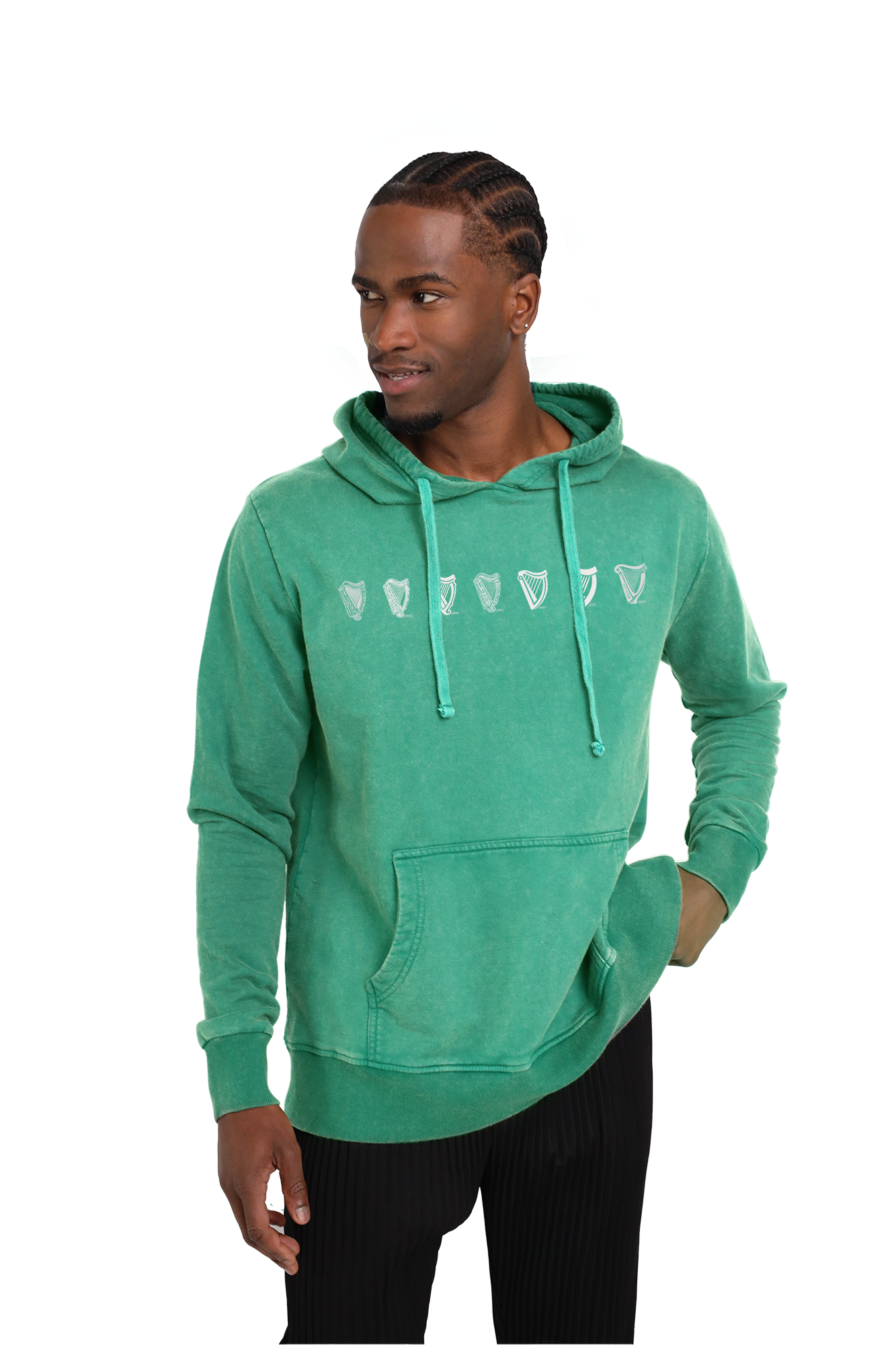 Generisch Felpa con cappuccio da uomo Evolution, verde, M Generisch Felpa con cappuccio da uomo Evolution, verde, M