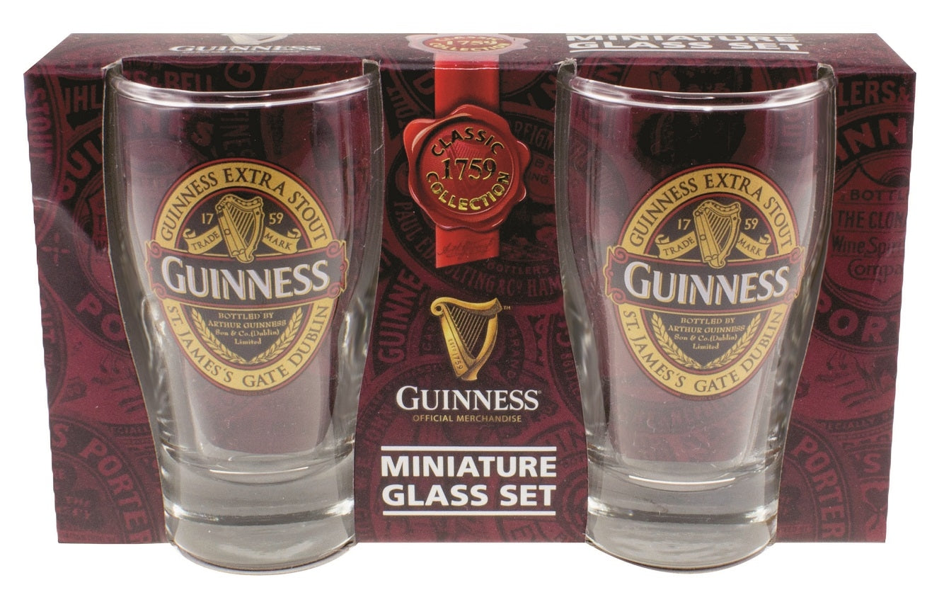 Guinness Classic Mini Pint Glass Set