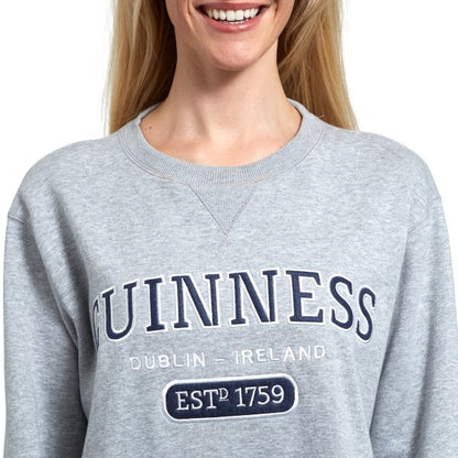 Guinness Grey Crew Neck Sweater