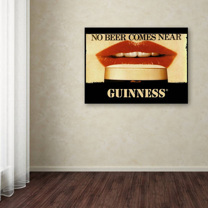Guinness Brewery 'No Beer Comes Near' Canvas Art