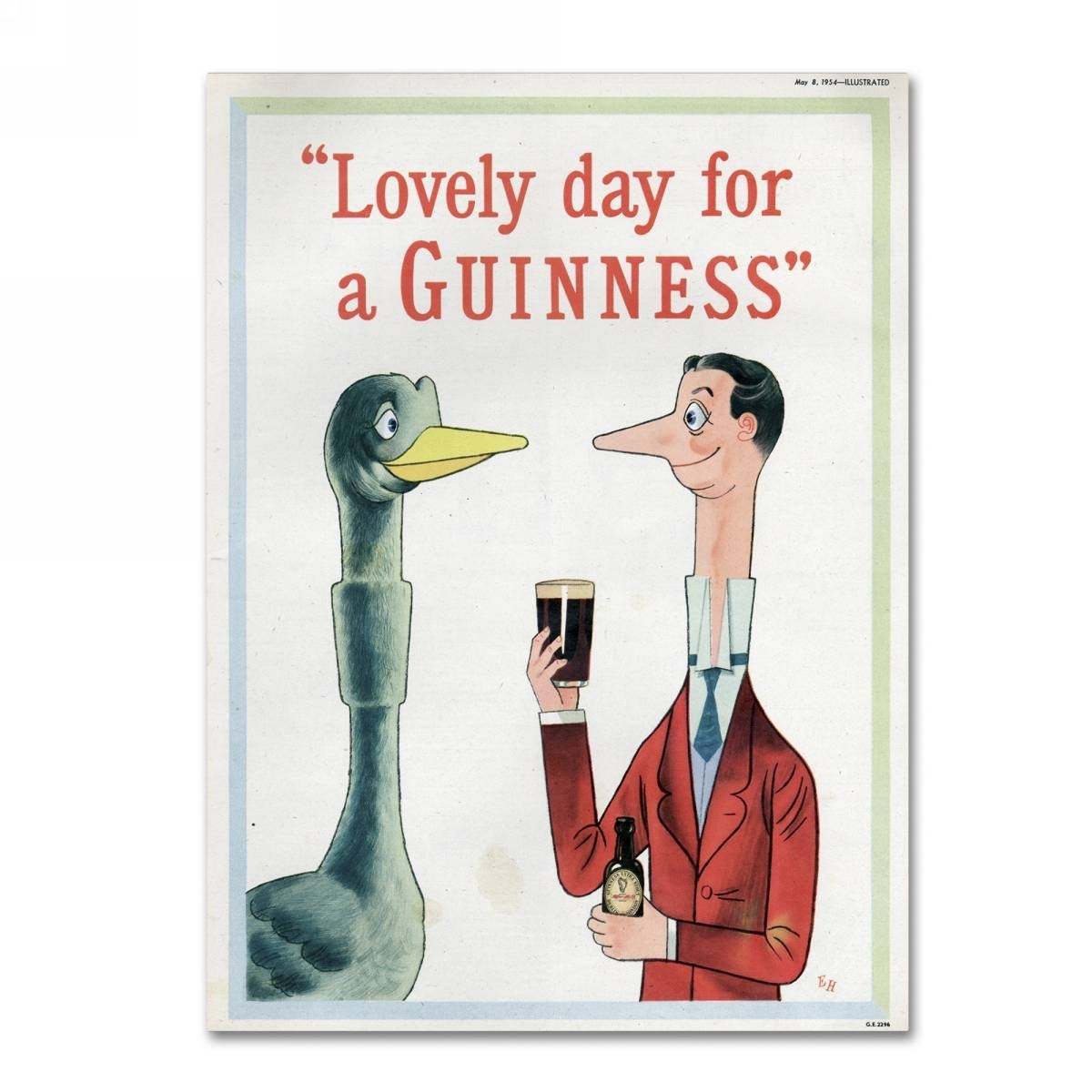 Lovely day for a Guinness Brewery 'Lovely Day For A Guinness XIII' Canvas Art.
