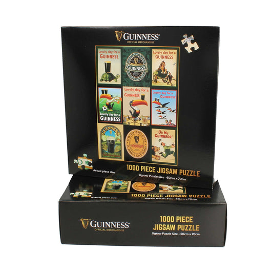The Guinness 9 Image Jigsaw Puzzle | 1000 Pieces advertising jigsaw puzzle.