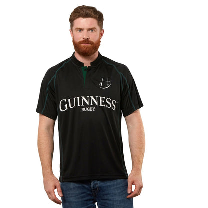 Guinness Black & Green Short Sleeve Rugby Jersey