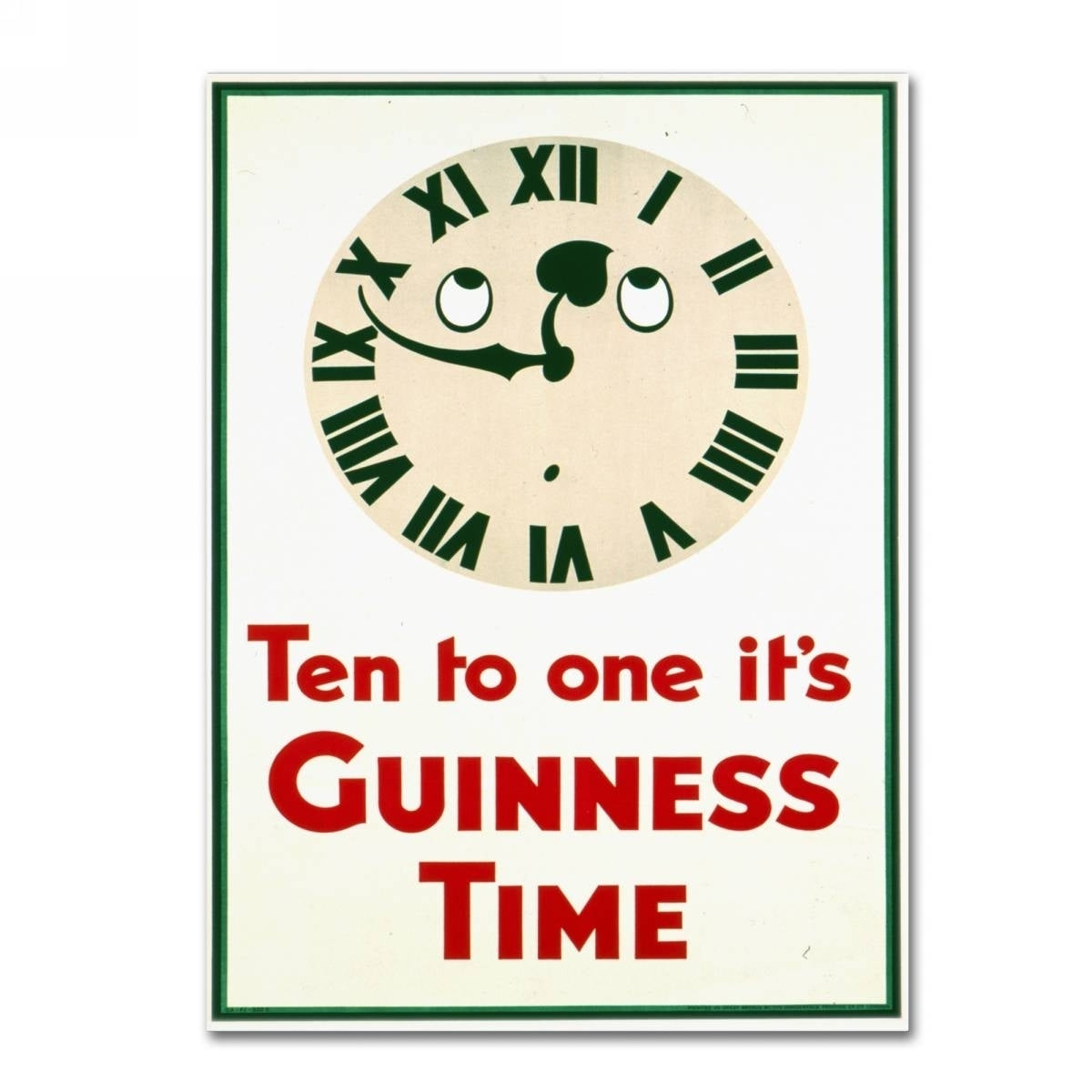 Guinness Brewery 'Guinness Time III' canvas art piece.