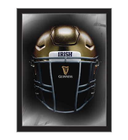 Guinness Notre Dame Helmet Wall Mirror - 26"x15"