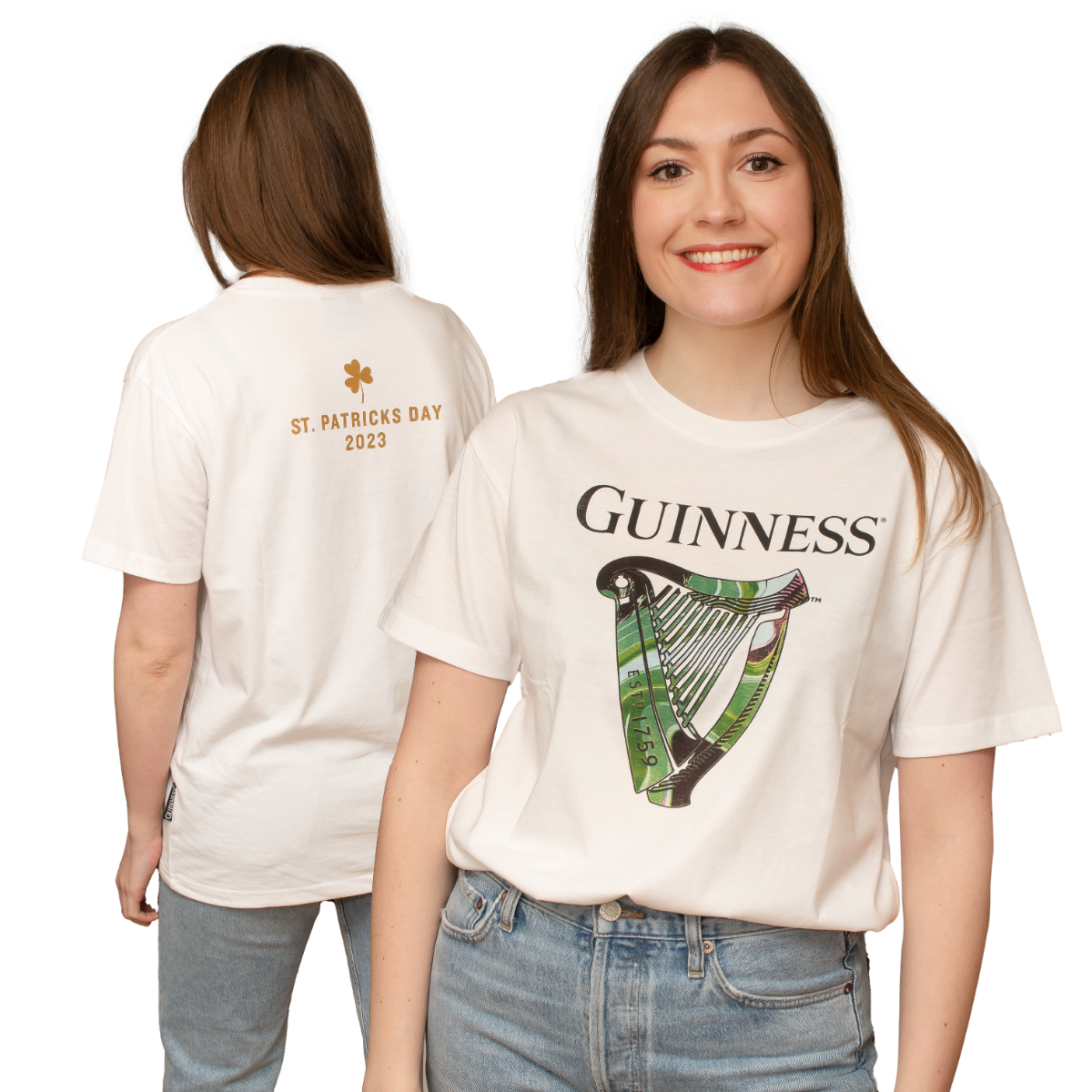 Guinness Limited Edition St Patrick's Day 2023 White Tee