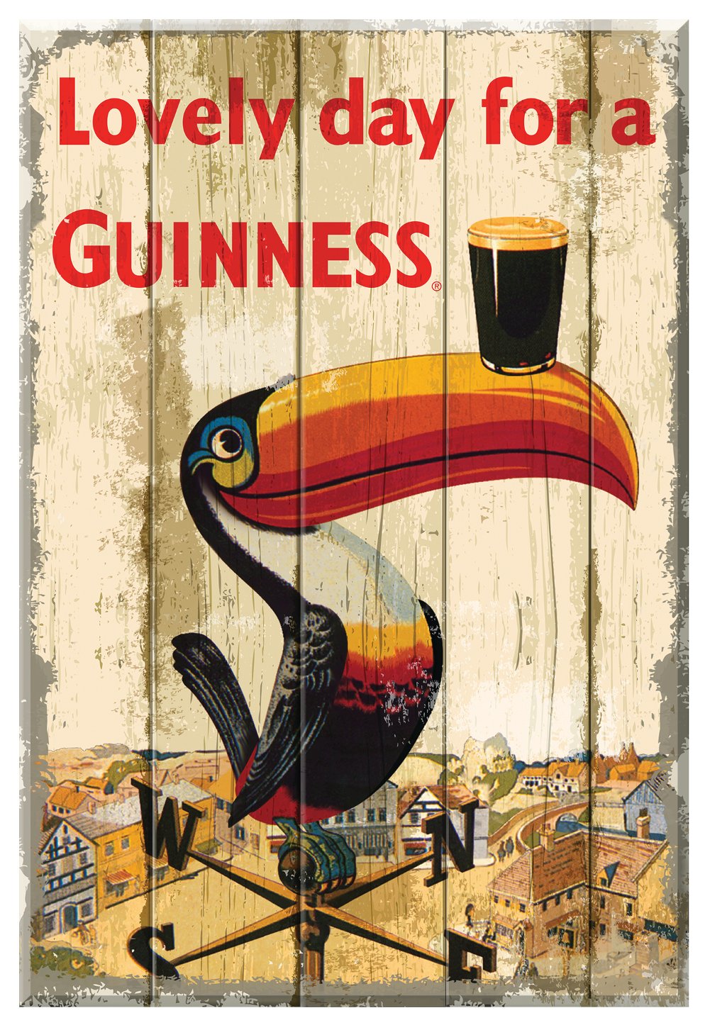 Lovely day for a Guinness® Toucan Wallart.