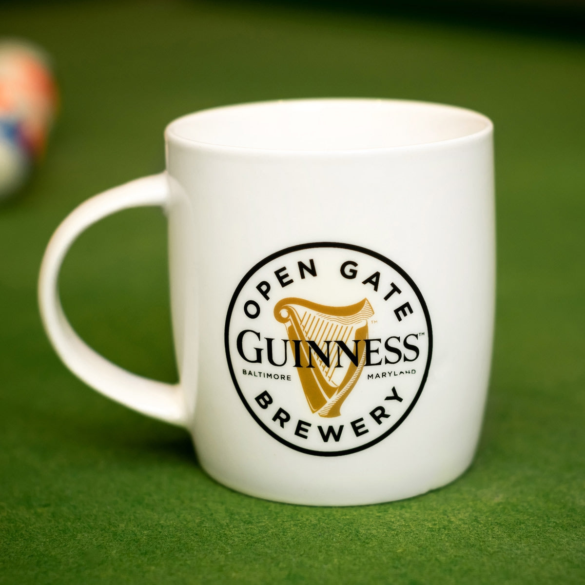Official Merchandise Guinness Open Gate Brewery White Ceramic Mug by Guinness
