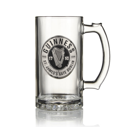 Guinness Tankard with Pewter Logo