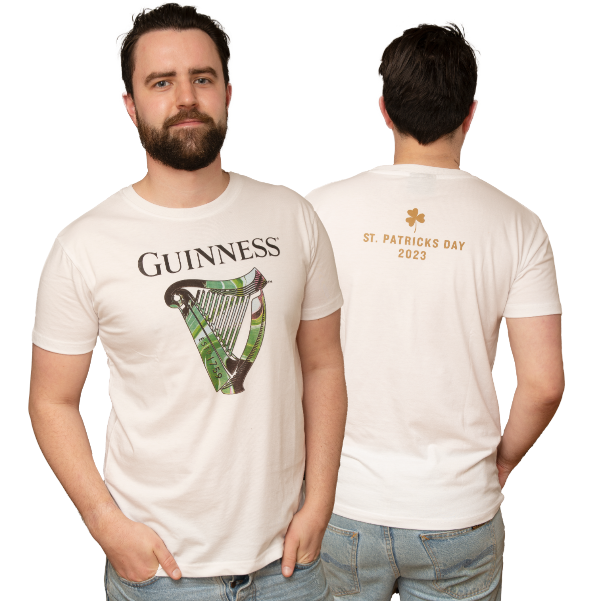 Guinness Limited Edition St Patrick's Day 2023 White Tee