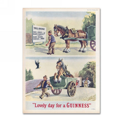 Guinness Brewery 'Lovely Day For A Guinness XI' Canvas Art