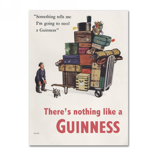 Experience the ultimate pleasure of a Guinness Brewery 'There's Nothing Like A Guinness II' Canvas Art with our stunning wall art.