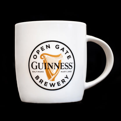 Guinness Open Gate Brewery White Ceramic Mug