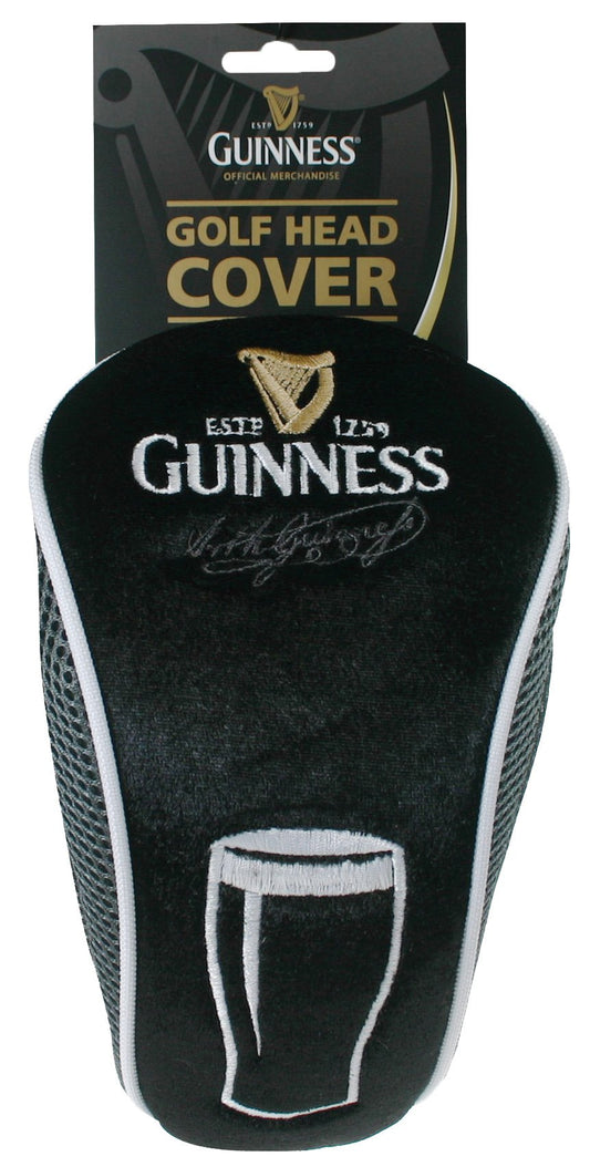 Guinness Golf Head Pint Cover offers golf enthusiasts a stylish and protective solution for their clubs. Made with high-quality materials, this head cover showcases the iconic Guinness logo, adding a touch of sophistication to any golf.