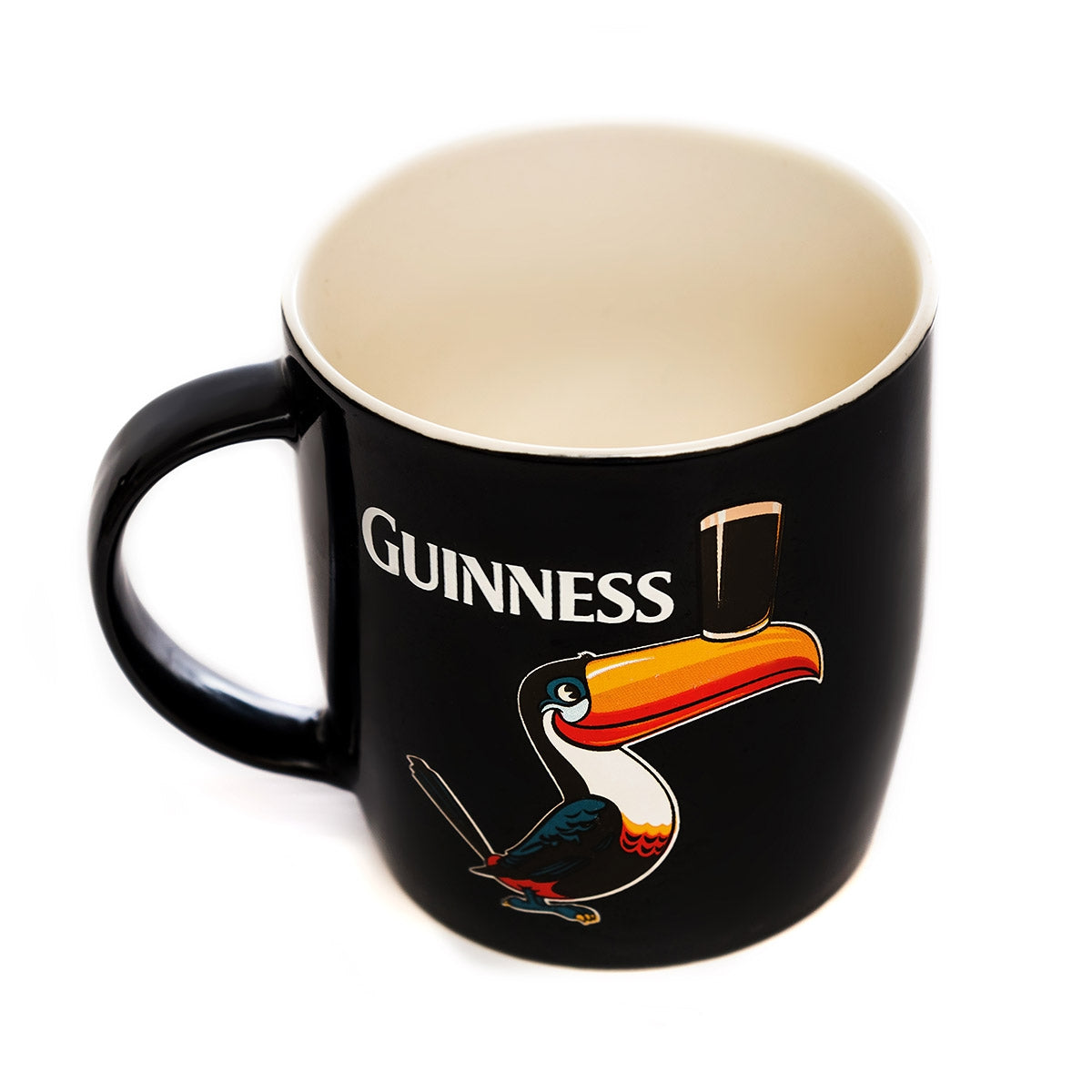 Guinness Black Mug with Standing Toucan