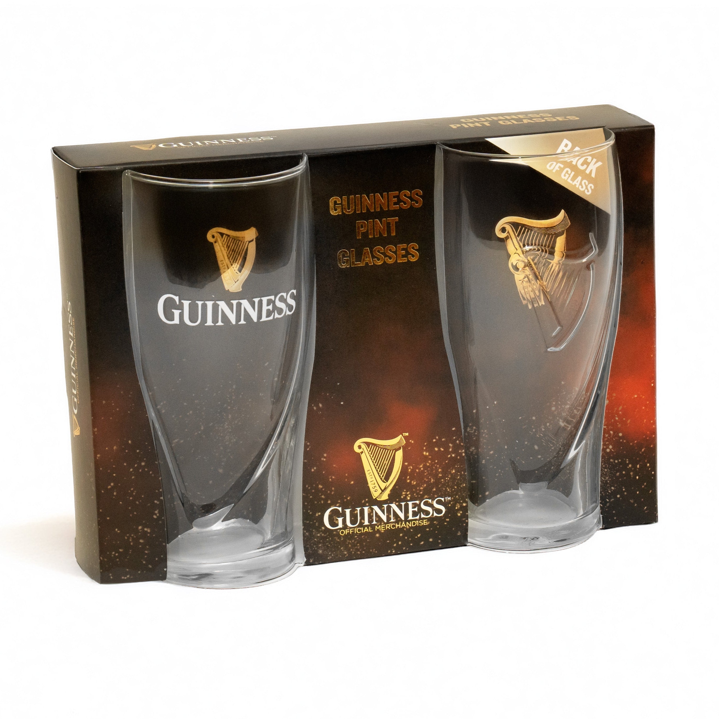 Guinness Pint Glass Twin Pack – Guinness Webstore US