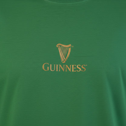 The Guinness Are You Toucan to Me Tee in green from Guinness Webstore US features the iconic logo and a gold harp on soft BCI cotton for comfort and style.