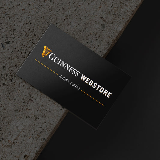 Iconic GUINNESS WEBSTORE E-GIFT CARD.