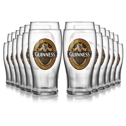 Guinness brand Guinness Classic Pint Glass 24 Pack.