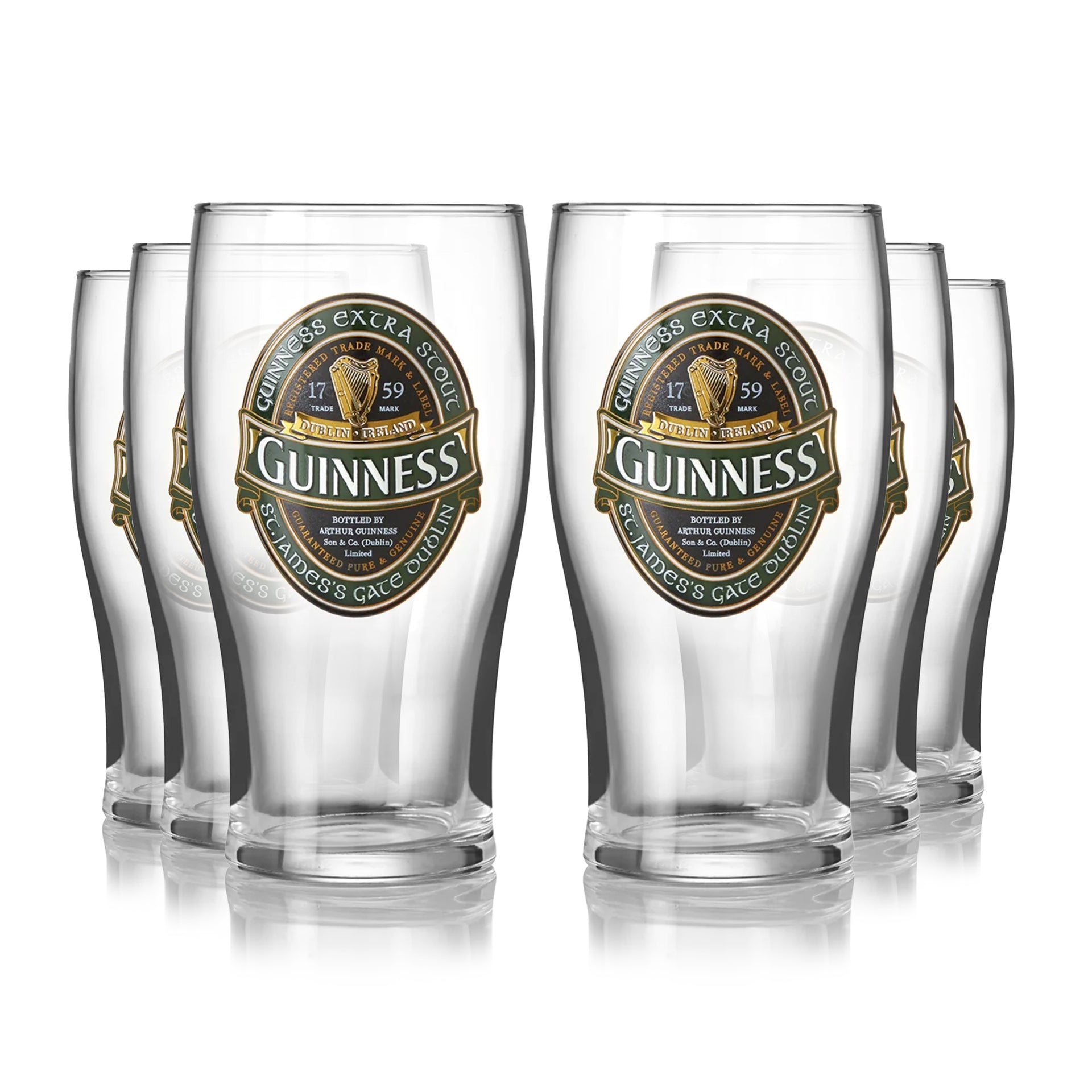 Guinness, Dining, Guinness Irish Pint Beer Glass 6 Ounces