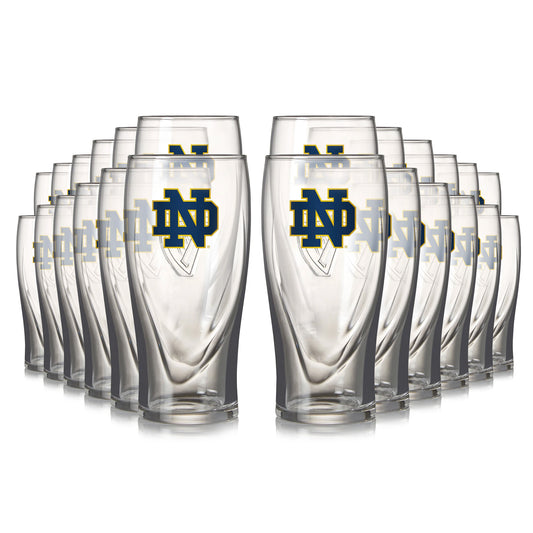 Guinness Notre Dame 16OZ Pint Glasses set of 12.