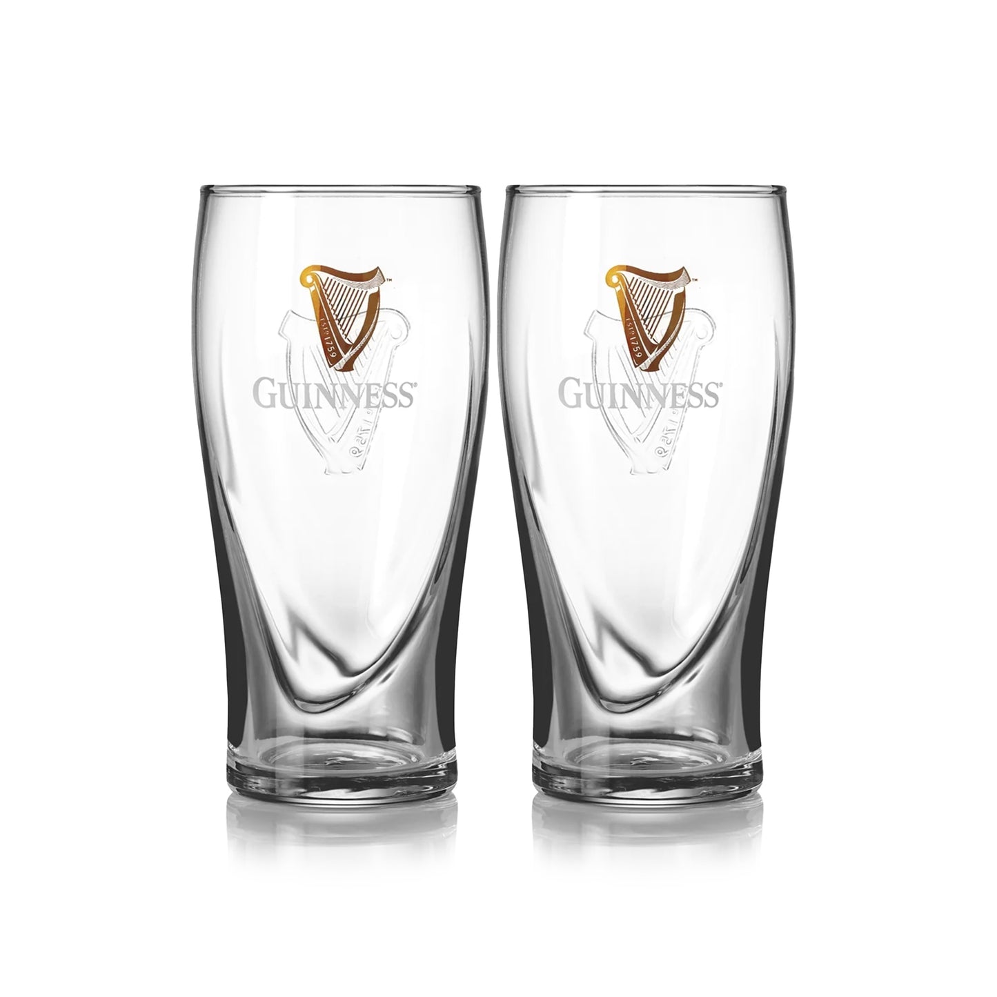 Guinness Toucan Christmas 2 Pack Pint Glasses