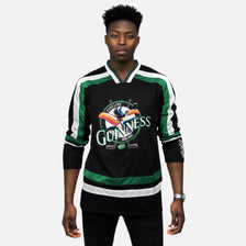 Guinness Toucan Hockey Jersey Black and Green