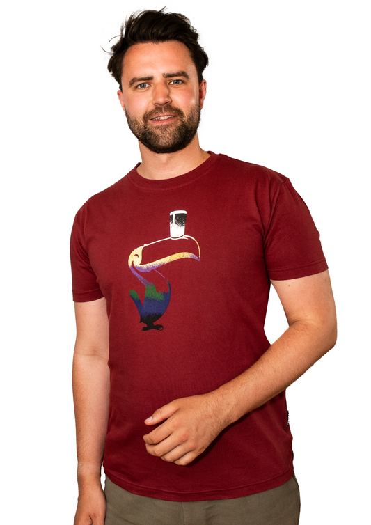 Guinness Liquid Toucan Tee - Red