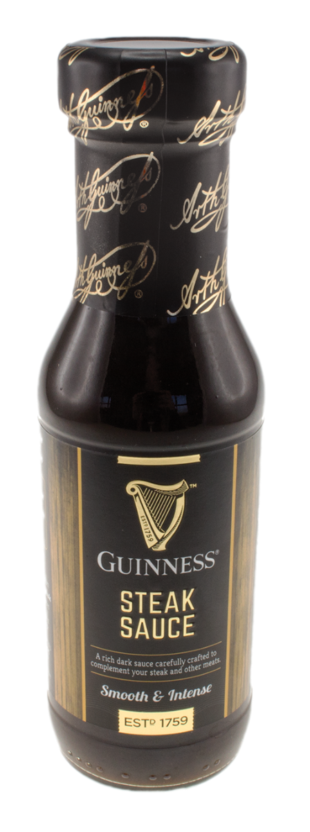 A rich and tangy condiment, the Guinness® Sauce 295g is a must-have addition to your pantry. Made with the iconic Irish Guinness beer, this savory sauce elevates any grilled or roasted.