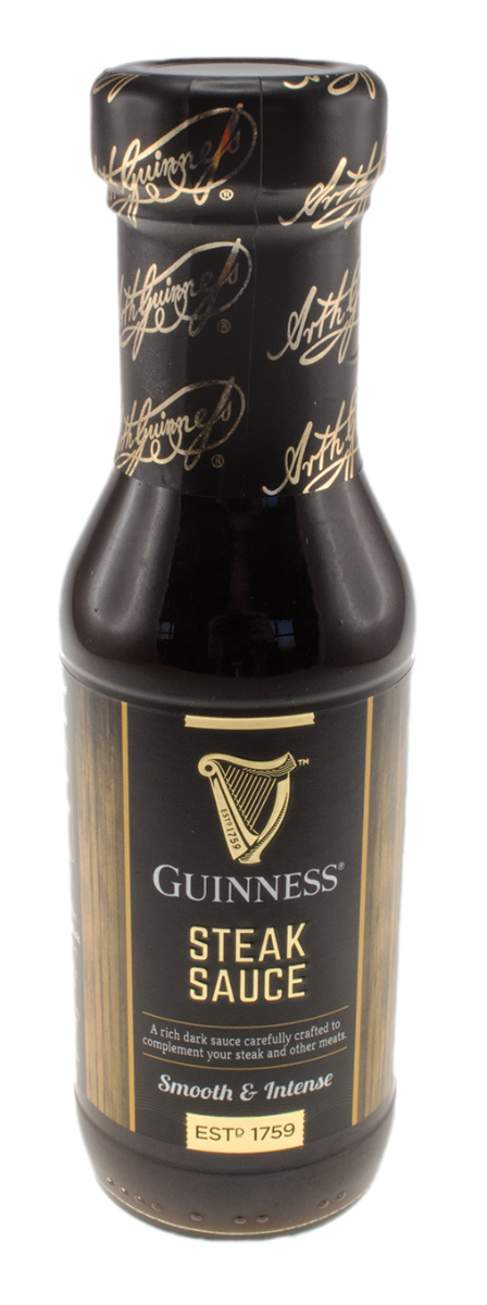 Guinness Smokey Marinade Sauce in a jar.