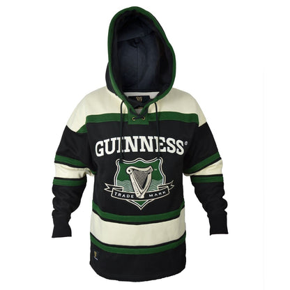 Guinness Green Hockey Style Hooded Sweatshirt by Guinness.