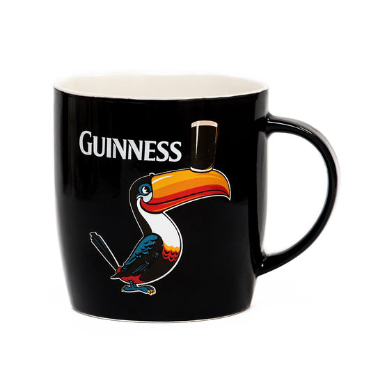 Guinness Black Mug with Standing Toucan