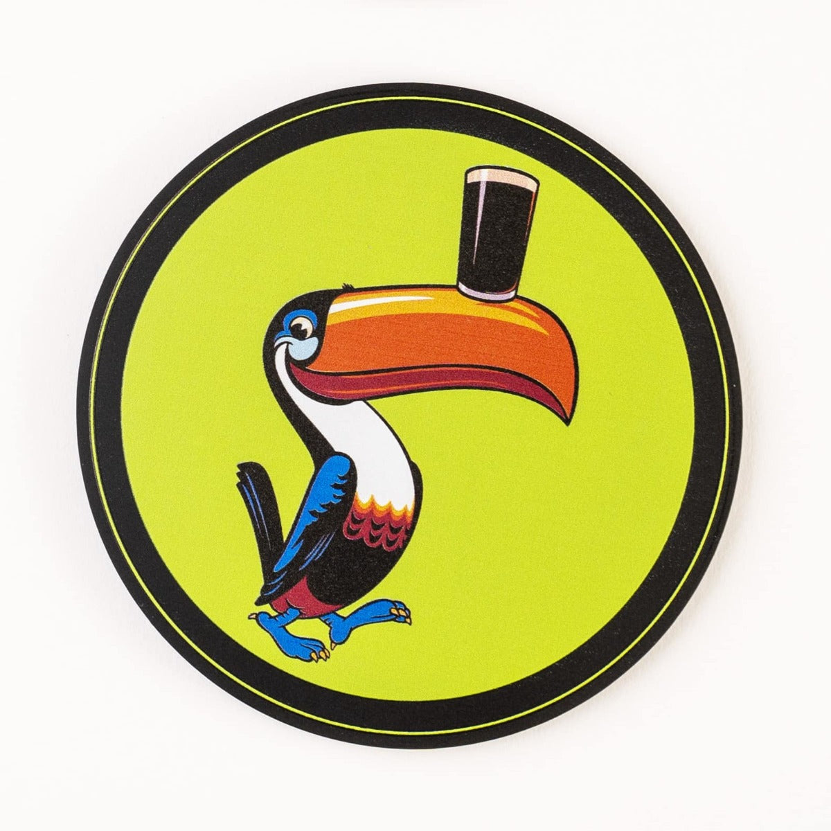 A pack of 4 Guinness Toucan Coasters, perfect as a gift for beer enthusiasts.
