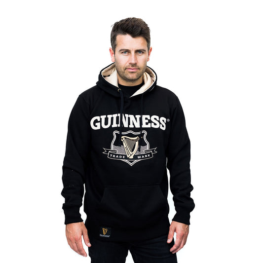 Guinness Signature Black College Hooded Sweatshirt
