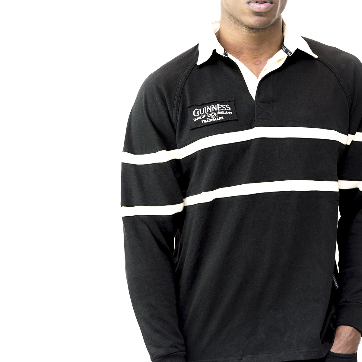 Black 2024 rugby polo