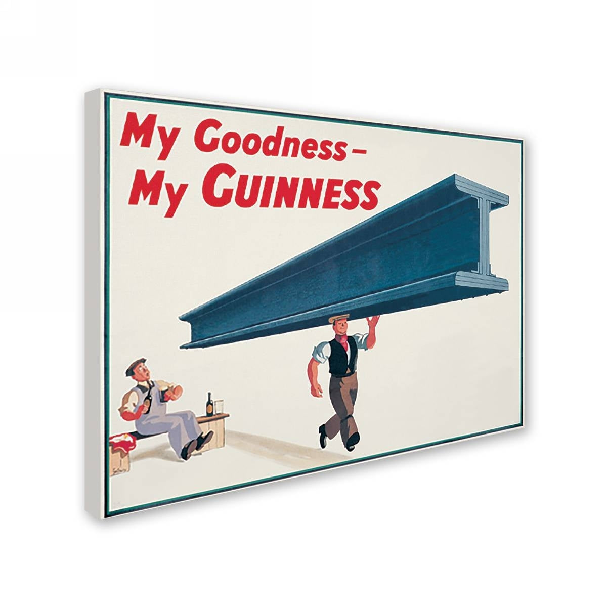 Add a touch of Guinness Brewery 'My Goodness My Guinness XVII' Canvas Art to your home bar with our high-quality canvas art.