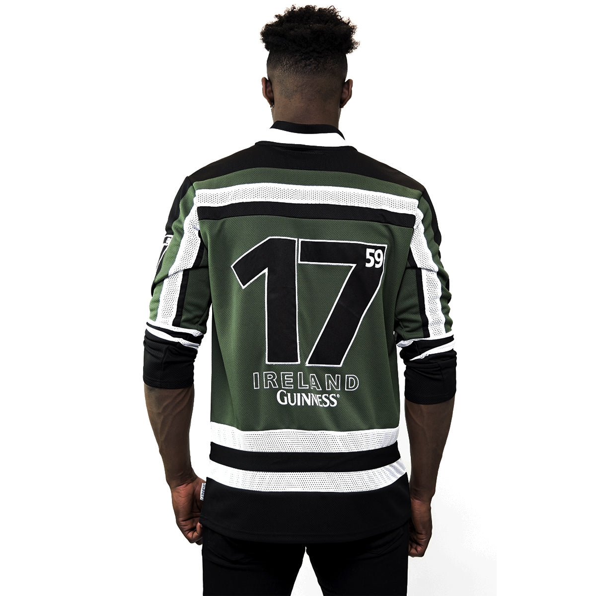 Green & White Hockey Jersey