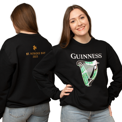 Guinness Limited Edition St Patrick's Day 2023 Black Sweater