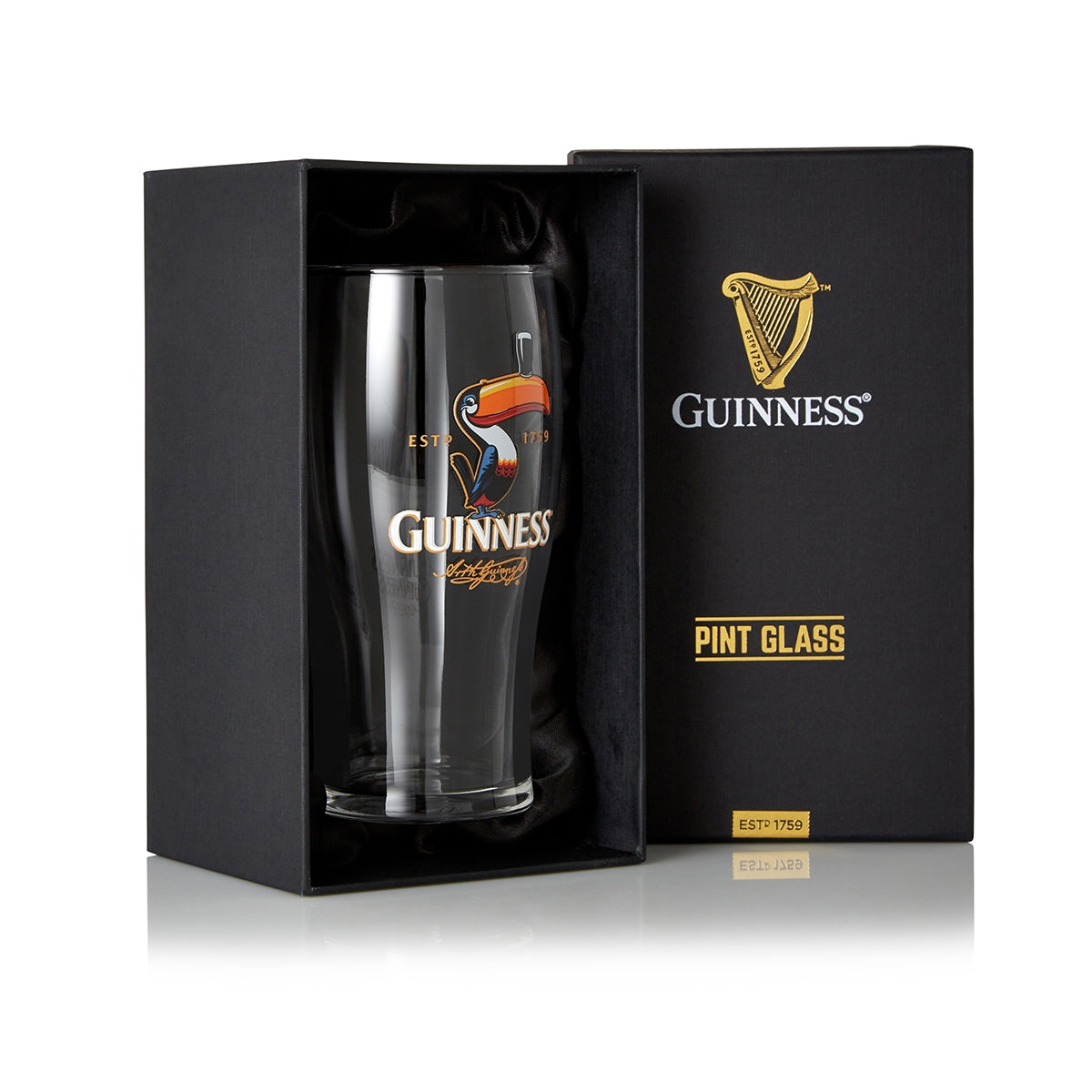 Guinness Toucan Personalized Pint Glass in Gift Box