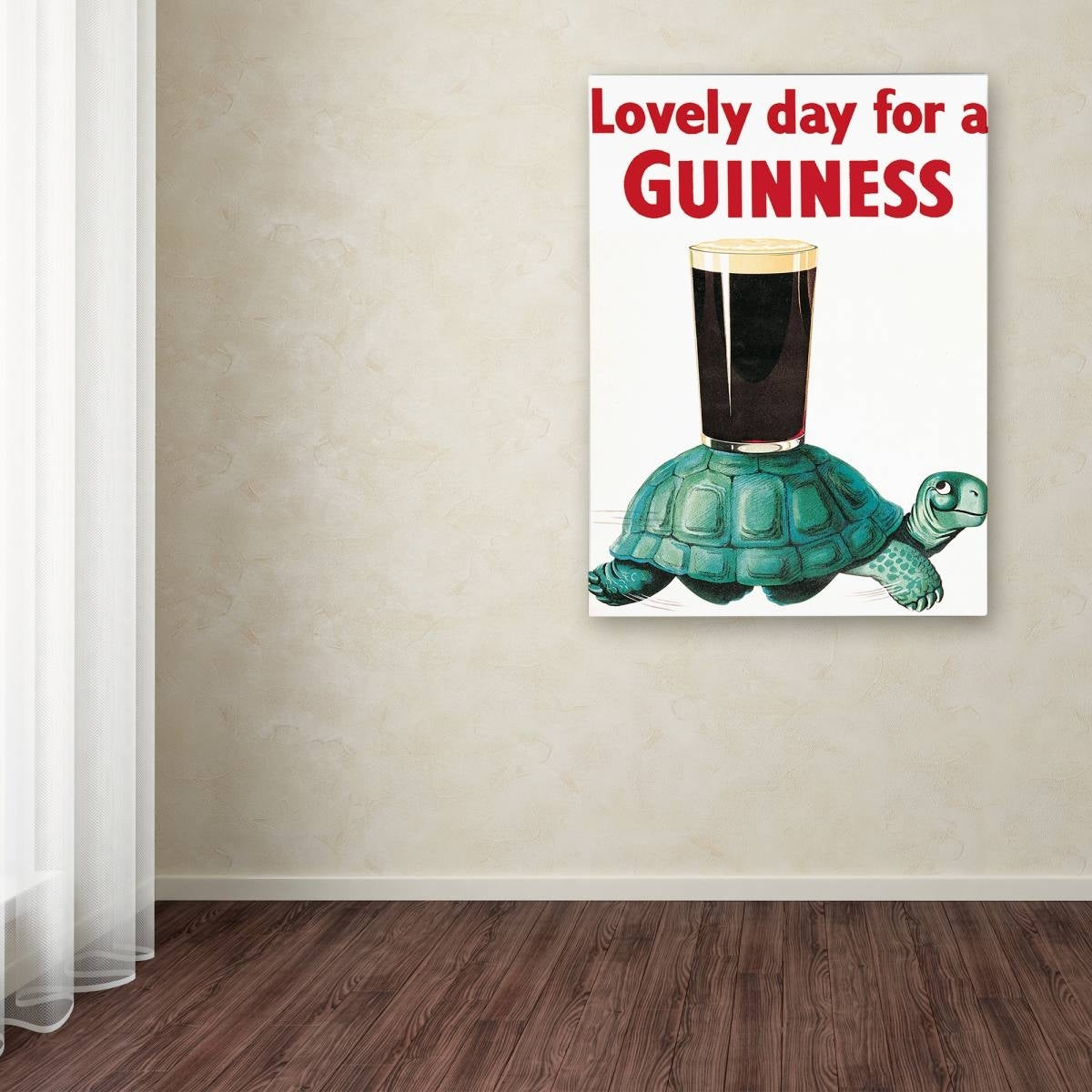 Guinness Brewery 'Lovely Day For A Guinness X' Canvas Art