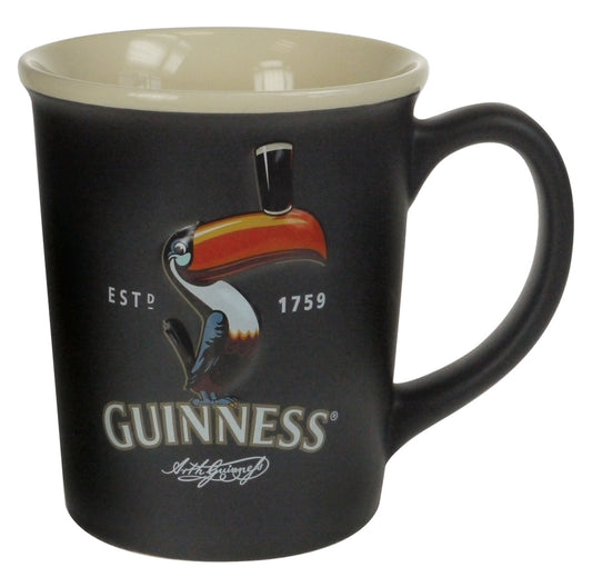 Large Guinness Toucan Embossed Mug.